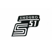 Nálepka bočná Enduro strieborná