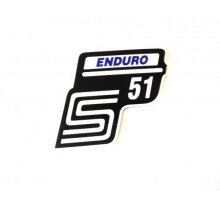 Nálepka bočná Enduro modrá