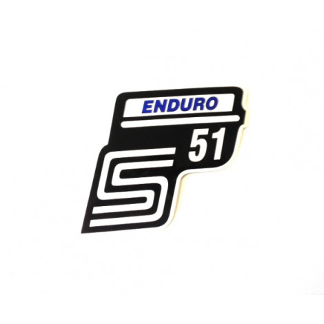 Nálepka bočná Enduro modrá