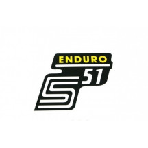 Nálepka bočná Enduro žltá