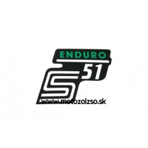 Nálepka bočná Enduro zelená