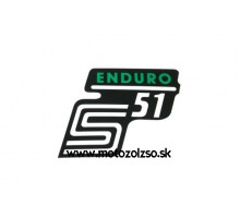 Nálepka bočná Enduro zelená