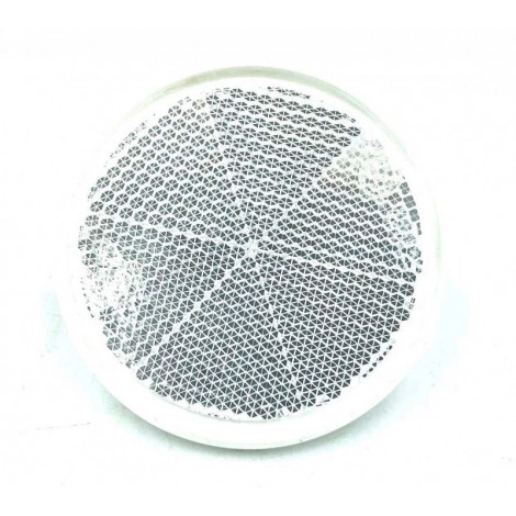 Odrazka(okrúhla) so skrutkou - BIELA D62mm