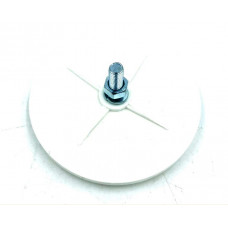 Odrazka(okrúhla) so skrutkou - BIELA D62mm