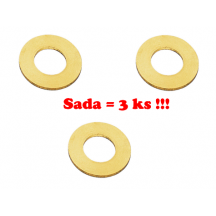 Podložka mosadzná (3 ks) SADA!!! BAB *A