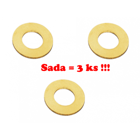 Podložka mosadzná (3 ks) SADA!!! BAB *A
