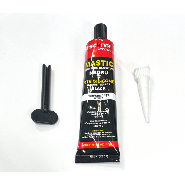 Montážny tmel(343⁰C) BRECKNER, čierny 85g 