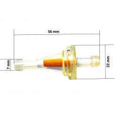 Palivový filter - mosadz
