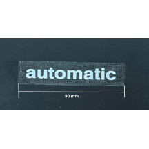 Nálepka automatic - Biela PP