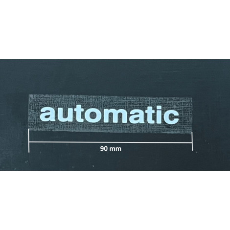 Nálepka automatic - Biela PP