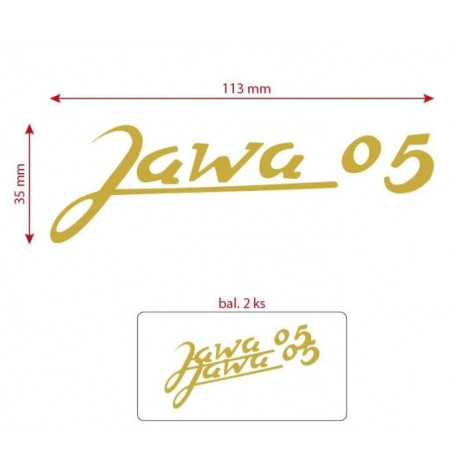 Nálepka Jawa 05 old / pár
