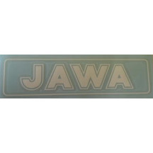 Nálepka JAWA 140 x 35 - biela / pár