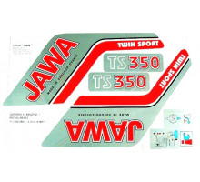 Nálepka(sada) JAWA TS 350